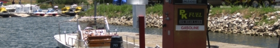 Gas Dock At Pine Knot Marina