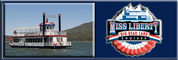 Miss Liberty Paddlewheel Tour Boat on Big Bear Lake
